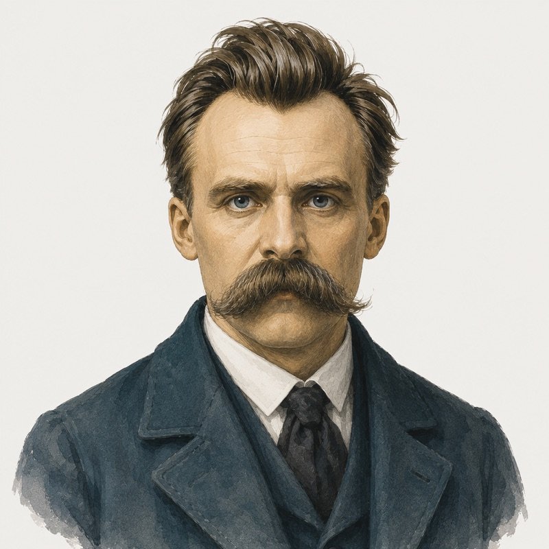 Retrato de Nietzsche
